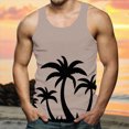 thumbnail image 2 of NOLDARES Men's Classic Tank Tops Sleeveless Workout Tees for Gym Fitness Weekend Casual(Khaki,M), 2 of 5