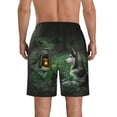 thumbnail image 2 of Husky With Lamp Men'S Beach Shorts White X-Large, 2 of 5