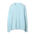 thumbnail image 3 of Sweaters for Women 2025 Fall Winter Long Sleeve Crewneck Loose Knit Sweater Jumper Top Womens Pullover Sweaters, 3 of 8