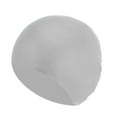 thumbnail image 1 of Gorro de natación de silicona impermeable de color sólido gris claro de 1 pieza de Bargains Únicos, 1 of 5