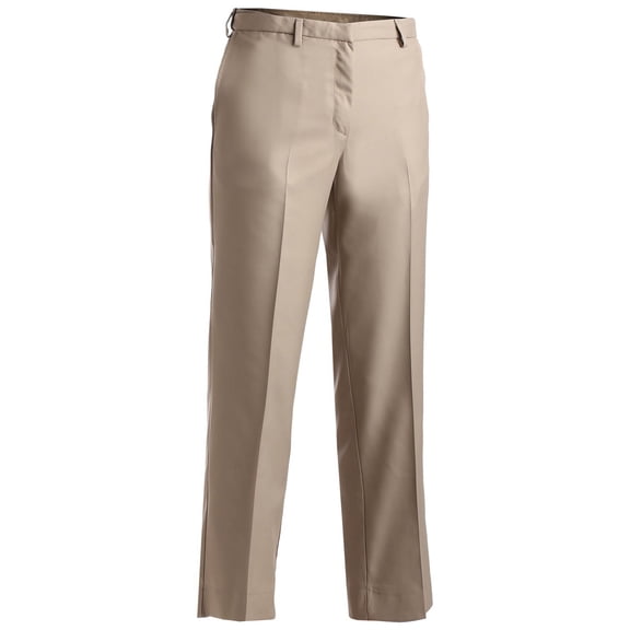 Edwards Garment Womens Microfiber Flat Front Dress Pant - 8532