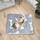 thumbnail image 1 of Cama Ortopédica para Mascotas con Base Antideslizante, Alfombra de Felpa Gris para Perros y Gatos, Lavable a Máquina, 67 X 48 Cm, 1 of 5