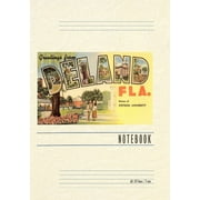 Vintage Lined Notebook Greetings from Deland, Florida (Paperback)
