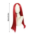 thumbnail image 2 of Fiudx Peluca de Cosplay, Peluca de Anime de Fibra de Alta Temperatura, Peluca Navideña de Doble Trama, Ideal para Disfraz de Cosplay, Ideal para Juegos de Rol, Diseño de Fácil Mantenimiento., 2 of 2