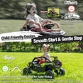thumbnail image 5 of Sopbost Kawasaki Teryx KRX 1000 Licensed 24V Kids Ride On Toy, 4WD Electric Ride on UTV for Kids Ages 3–6 with Remote, EVA Tires, 4 Mph, Black, 5 of 9