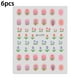 thumbnail image 2 of FloreceBien Flores Nail Art Pegatinas Calcomanías,Uñas Primavera Tulipán Flores Hojas 3D Diseño Autoadhesivo Manicura Consejos, 2 of 6