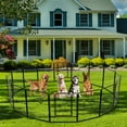 thumbnail image 4 of Naipo Dog Playpen for Large Dogs, 32in 16 Panels Portable Dog Fence, Outdoor Playyard for Dog/Puppy, Portable, Black, 4 of 10