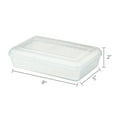 thumbnail image 6 of Pen+Gear Lightweight Plastic Pencil Box with Snap-on Lid, Clear with Confetti Glitter, 1-Pack, 6 of 7