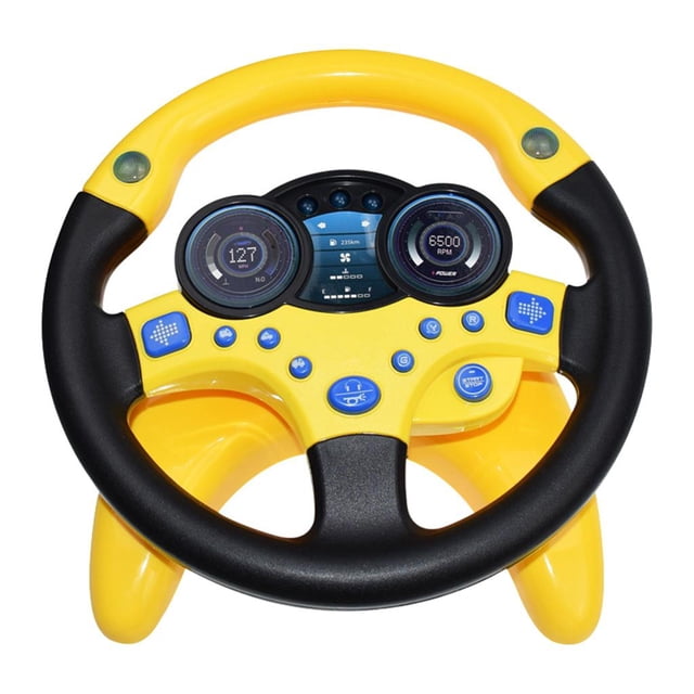 Simulated Driving Controller Portable Driving Steering Wheel Children's Educational Sounding Toy Steering Wheel Toy Gift Funny Interactive é»Â