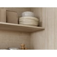 thumbnail image 6 of Sideboards Buffet Cabinet 3 in 1 Wide Credenza Buffet Table with Adjustable Shelf, Modern Kitchen Accent Cabinet with Storage Compartments for Dining Room Living Room, Hallway, Light Oak, 6 of 8