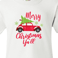 thumbnail image 4 of Inktastic Merry Christmas Ya'll with Red Car and Tree Youth T-Shirt, 4 of 5