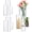 8 Pack(4,6,8,10 Inch ), variant on PETGLE Glass Cylinder Vase Sets 16 Pack Tall Clear Flower Vase Hurricane Floating Candle Holder for Table Centerpiece Wedding Home Décor(2.17 x 4IN + 2.56 x 6IN + 3.15 x 8IN + 3.55 x 10IN)