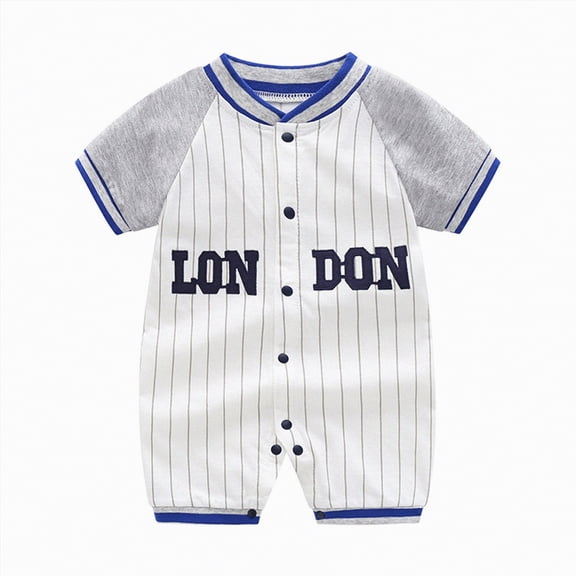 Hessimy Tank Top Bodysuits for Baby Boy Super Soft One-Piece Toddler Bodysuit,Stylish(Blue,12-18 Months)