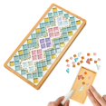 thumbnail image 1 of Suministros de paquete de Material de manualidades de mosaico para posavasos, regalos hechos a mano para decoración del hogar, posavasos de madera, 1 of 1