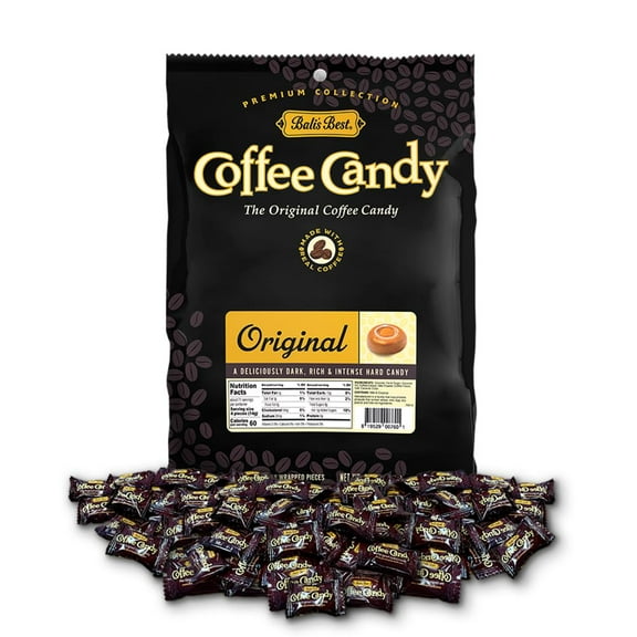 Bali’s Best Coffee Candy, Original Coffee Flavor, 2.2lb Bag - 280 Pieces | Perfect for Boosting Energy Anytime, Ideal for Sharing and Thoughtful Gifting to Coffee Enthusiasts