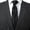 Black, variant on Men's Slim Knit Tie Solid Color Necktie Casual Business Wedding Party Formal Wear Accessories Industrial Zip Ties Clear