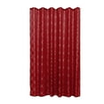 thumbnail image 1 of Polyester Silver Foil Trellis Printed Shower Curtain (Red), 1 of 2