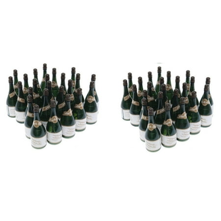 48 Mini Champagne Bottle Bubble Party Favors, for Graduations and