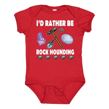 

Inktastic Rock Hounding Rock Collector Gift Baby Boy or Baby Girl Bodysuit