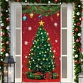 thumbnail image 2 of SLYNSHome Christmas Tree Door Cover Christmas Decorations,Xmas Background Banner Hanging Photo Booth Props for Winter Party Decor Supplies, 2 of 8