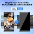thumbnail image 5 of 75 Inch Full Screen Indoor Floor Stand Digital Signage Digital Interactive Kiosks with Android System LCD Poster Display with WiFi HDMI/USB Input Auto Media Player, 5 of 6