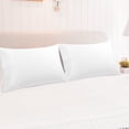 thumbnail image 4 of Funda de Almohada de Algodón con Cierre de Sobre, Juego de 2 Suaves Transpirables Fundas Almohadas sin Cremallera para Dormitorio Hotel - Blanco, 51x91cm, 4 of 6