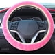 thumbnail image 3 of Funda para volante de coche, universal, de invierno, para volantes de 37-39 cm, cálida, elástica y antideslizante (rosa), 3 of 5