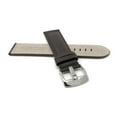 thumbnail image 4 of Extra Long (XL), 18mm Leather Watch Band Strap, Mat, Tone-on-Tone Stitching, Stainless Steel Buckle, 4 of 7