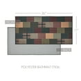 thumbnail image 2 of VHC Brands Bathroom Bath Mat, Polyester Floor Rug for Shower, Digital Print, Tea Cabin Collection, Rectangle 17x36, Muted Chartreuse, 2 of 6