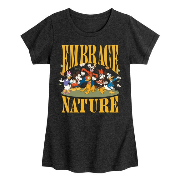 Disney - Embrace Nature - Toddler & Youth Girls Short Sleeve Graphic T-Shirt