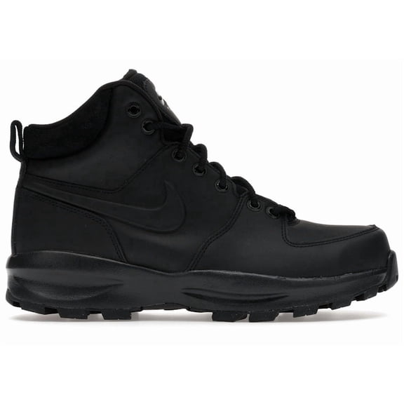 Nike Men's Manoa Leather Triple Black Boots, from StockX