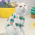 thumbnail image 4 of Pet Shirt Round Neck Wear Resistant Cotton - Cat 2-legged Sweatshirt - Pet Summer Costume - Pet Supplies, 4 of 8