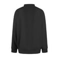 thumbnail image 2 of Men's Quarter Zip Up Pullover Mock Neck Long Sleeve Sweater Casual Corduroy Sweatshirt, 2 of 14
