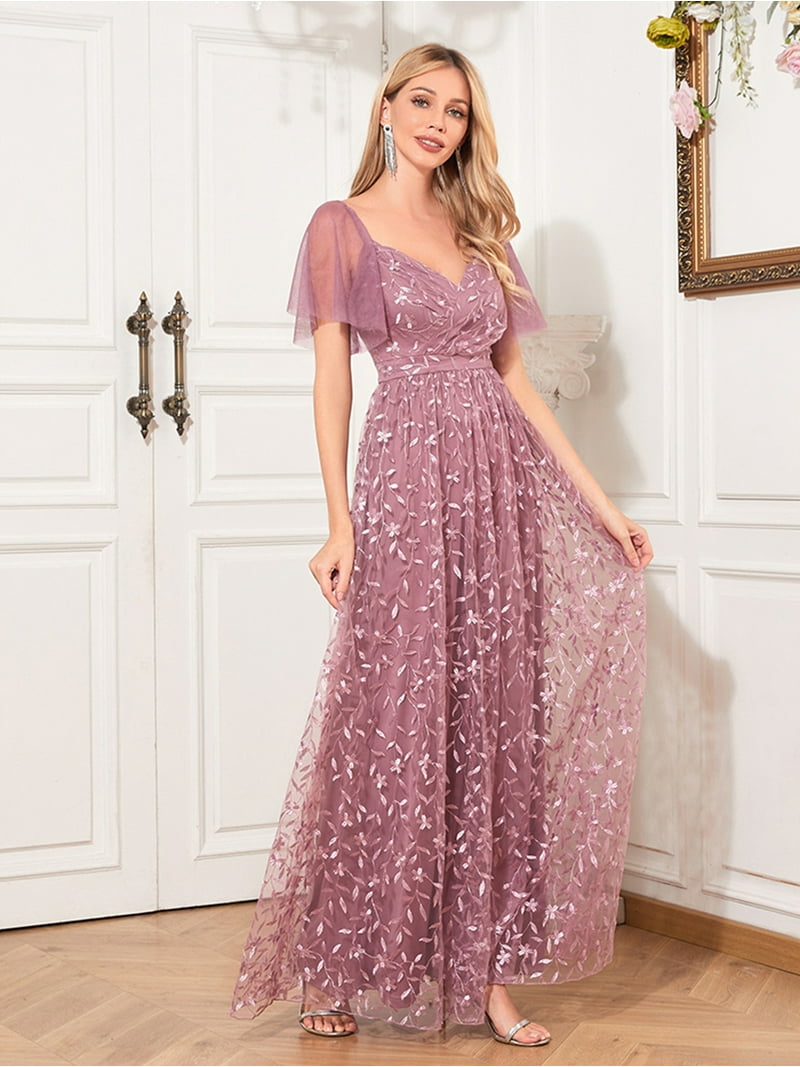 Beauty-Emily Elegant Womens Dresses  Fashionable, Classic Design,  Multiple Options for Party, Work, or Daily Wear