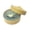 Blue, variant on 3.93 Inch Large Glitter Dumpling Squish, Bao Bun Stress Balls Mystery Box, Colorful Dumplings Fidget Sensory Stocking Stuffers with Food Steamer