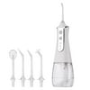 Portable Oral Irrigator Water Flosser Cleaner for Cleaning Cordless Electric Flosser Portable Travel Rechargeable 3-Modes IPX6 Waterproof with 5 Jet Tips 350mL Water Tank