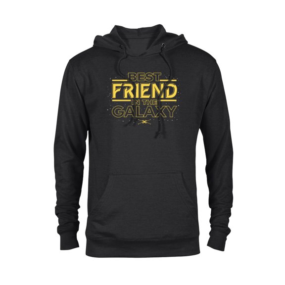 Star Wars Best Friend in the Galaxy Friend Trip Birthday- Pullover Hoodie for Adults - Customized-Black