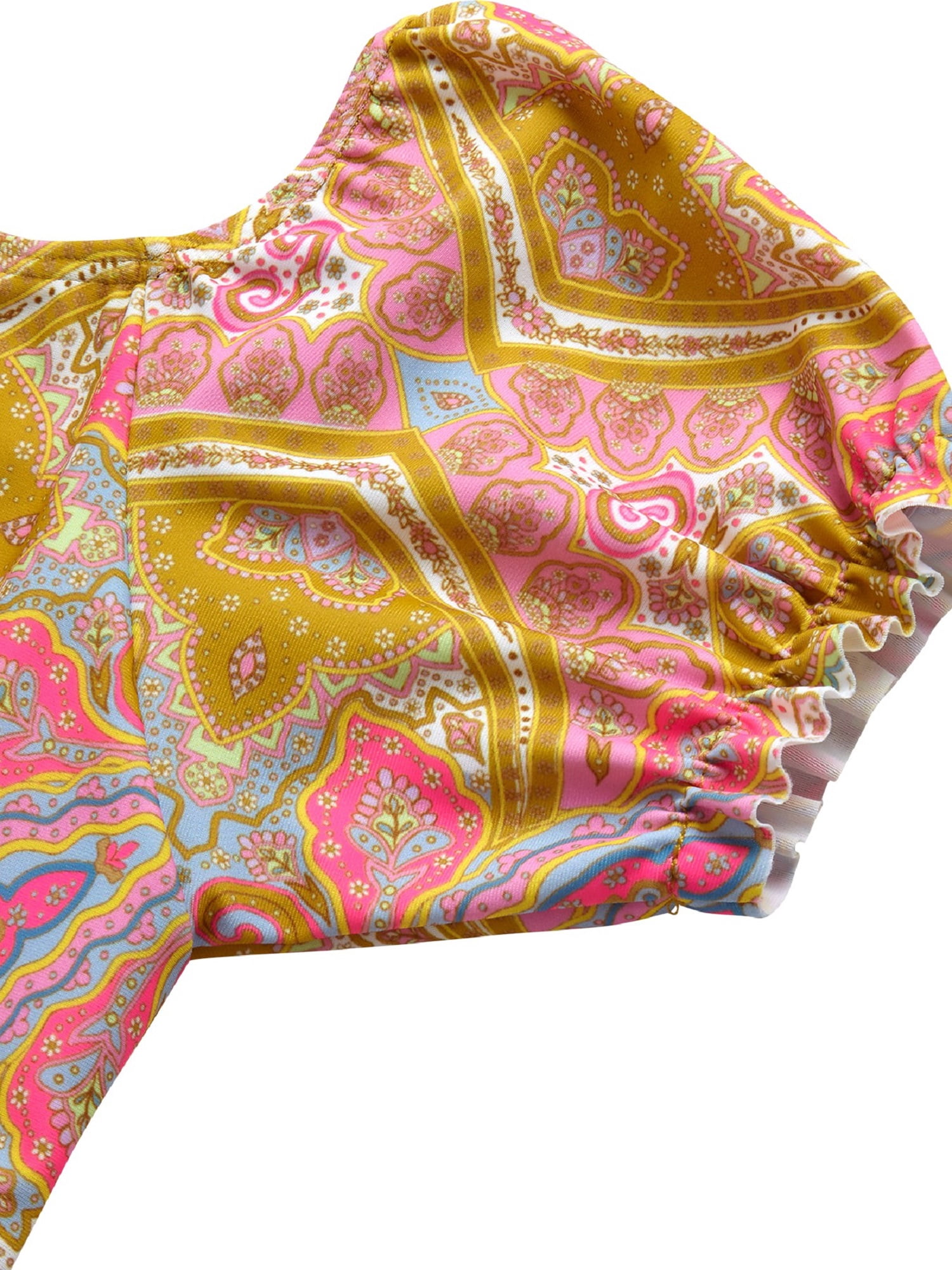 Jessica Simpson Toddler Girl Rash Guard Swimsuit with Headband, Sizes 12M-24M