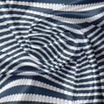 thumbnail image 5 of Ambesonne Navy Valance Pack of 2, Stripes Pattern, 54"X18", Blue and White, 5 of 5