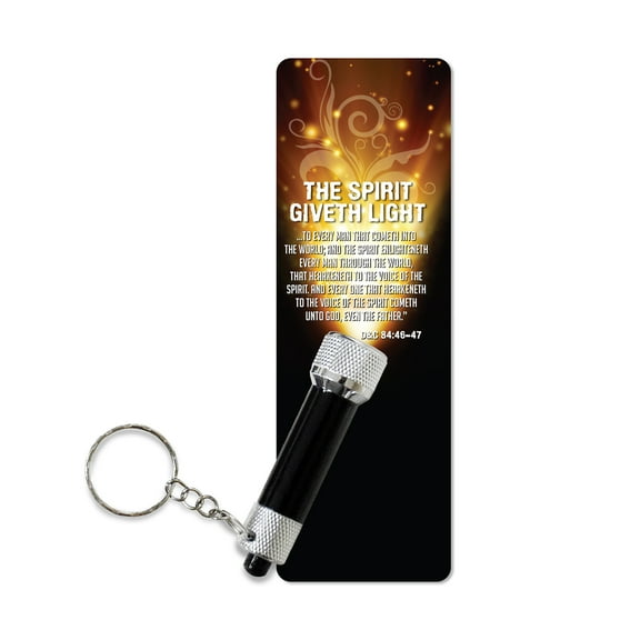Ringmasters The Spirit Giveth Light Flashlight & Bookmark Baptism Gift Set