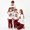 style 8, variant on NIPAXO Family Matching Christmas Pajamas Set Long Sleeve Raglan Top and Red Buffalo Plaid Pants Holiday Sleepwear for Dad Mom Kids