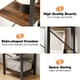 thumbnail image 5 of QinaQin Librero angosto de 6 niveles, estante alto con estructura metálica y estilo industrial rústico, ideal para recámara, sala u oficina en casa, 5 of 9