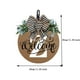 thumbnail image 2 of Placa Colgante Personalizada para Puerta de Entrada | Decoración de Temporada de 30 X 30 Cm con Cinta | Elija Entre 26 Letras para Un Letrero de Bienvenida Personalizado, 2 of 2
