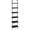 Black-15.4"L x 9.4"W x 79"H, variant on Diy Ladder Shelf  6-tier Wooden Wall Mounted Bookshelf Narrow Bookcase Display Storage Rack Plant Stand For Living Room Bedroom Study Balcony Rustic Brown And Black Bf651cj01