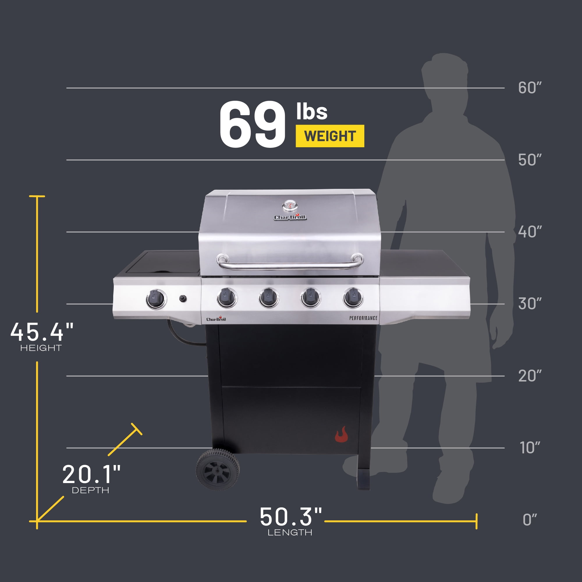Buy 4-Burner Gas Grill by Char-Broil Online Nigeria Ubuy