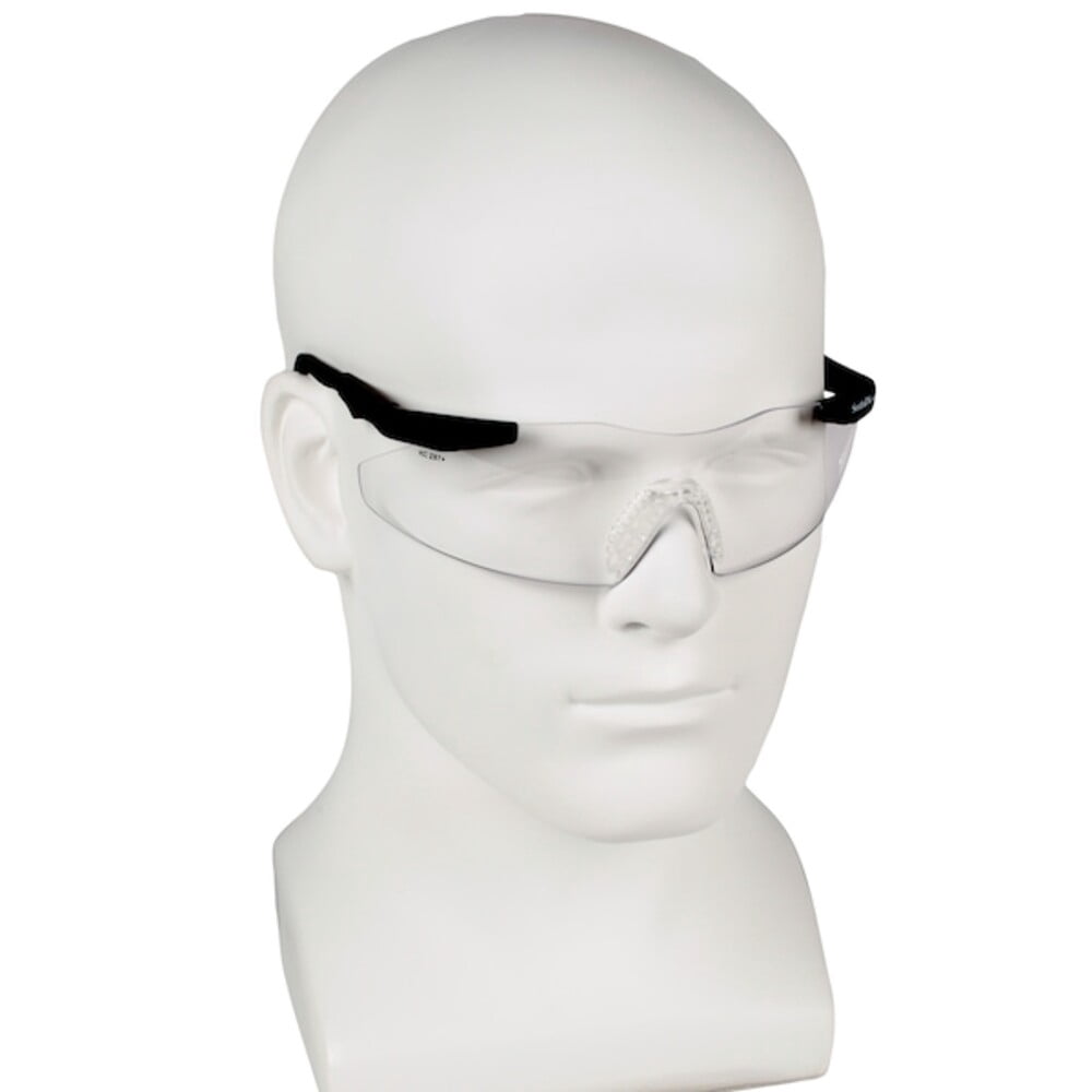 Magnum 3G, Safety Glasses, Uncoated, Clear Lens, Black Frame, Frameless 19822