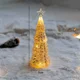thumbnail image 3 of Adornos de árbol de Navidad de vidrio brillante, decoración luminosa de escritorio para el hogar, luz LED de noche, decoraciones para fiestas navideñas, festivales, regalo para niños, 3 of 5