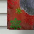 thumbnail image 4 of Carolines Treasures SS4730CHF Schnauzer Drapeau de Noël en Toile Flocons de Neige Rouges et Verts - Taille Maison, 4 of 4