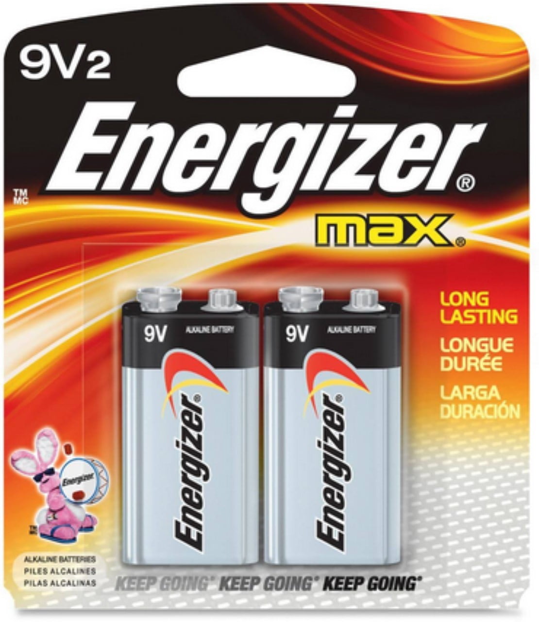 Energizer MAX Alkaline Battery 9 Volt 1 Each Pack of 6