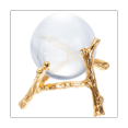 thumbnail image 2 of Metal Crystal Ball Display Holder Egg Sphere Stand Gold Modern Simplicity for Home Decoration, 2 of 5